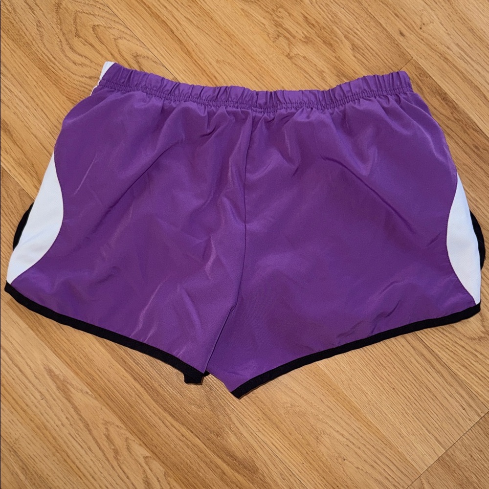 New Balance Shorts Purple White Athletic Running Size Small Retro - Picture 5 of 5